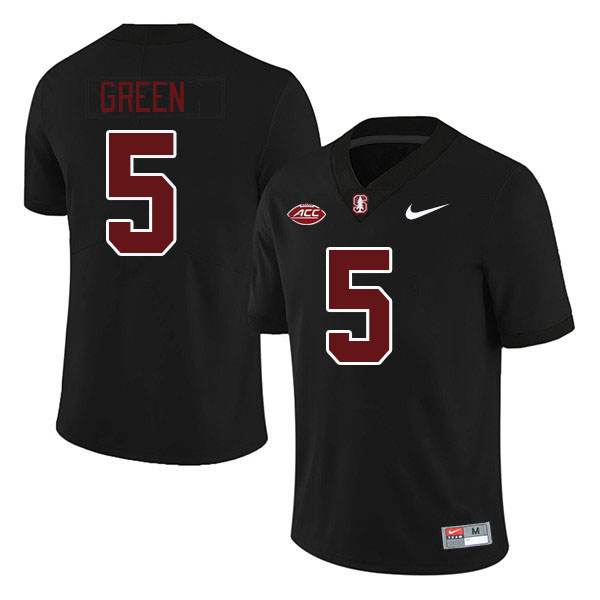 Men #5 Jay Green Stanford Cardinal 2024 ACC Conference College Football Jerseys Stitched-Black